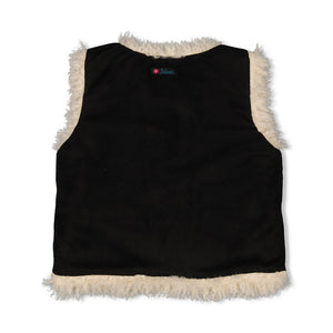 Jubel Omkeerbaar gilet suède look teddy - Girls Club