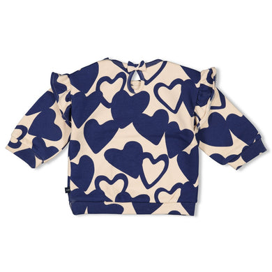 Feetje Sweater AOP - Winter Denims