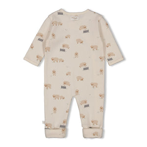 Feetje Pak omslagvoet rib AOP - Sleepy Sheepy