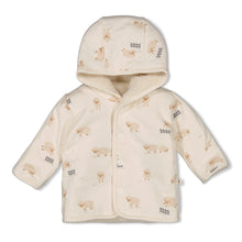 Afbeelding in Gallery-weergave laden, Feetje Omkeerbaar teddy jasje met capuchon - Sleepy Sheepy