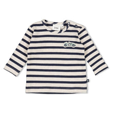Afbeelding in Gallery-weergave laden, Feetje Longsleeve rib met streep -  Let&#39;s Go!
