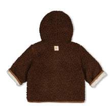 Afbeelding in Gallery-weergave laden, Feetje - Omkeerbaar teddy jasje met capuchon - Tiny Timber Tales