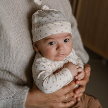 Afbeelding in Gallery-weergave laden, Dirkje 2 pce babysuit + hat organic cotton Brown