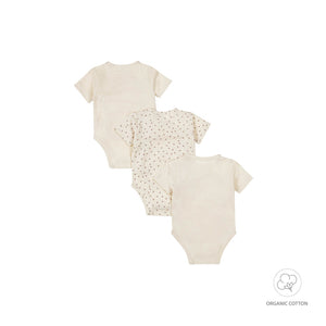 Dirkje Baby 2 layers body 3-pack ss organic cotton