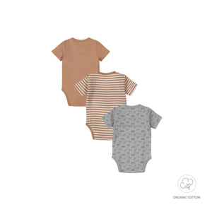 Dirkje Baby body 3-pack ss organic cotton