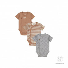 Afbeelding in Gallery-weergave laden, Dirkje Baby body 3-pack ss organic cotton