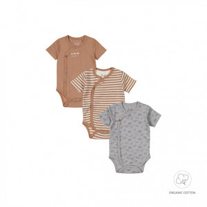 Dirkje Baby body 3-pack ss organic cotton