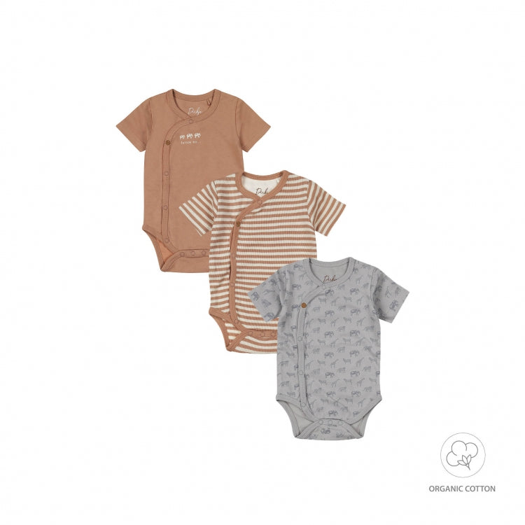 Dirkje Baby body 3-pack ss organic cotton