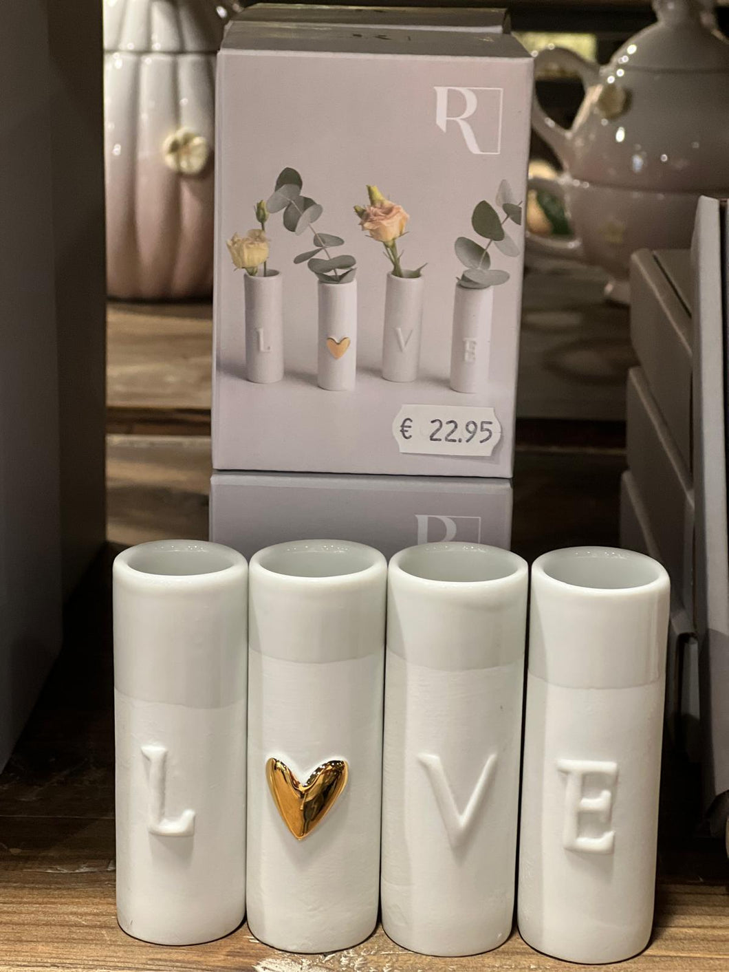 Räder Love Mini vases Set of 4pcs