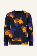 Afbeelding in Gallery-weergave laden, B.NOSY - Simon B.Nosy boys sweater allover print