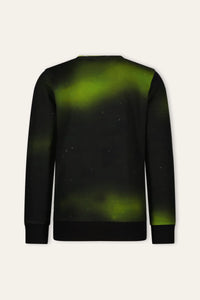 B.NOSY - SETH sweater galaxy print groen