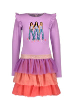 Afbeelding in Gallery-weergave laden, B.NOSY - K3 B.Nosy girls dress 3-layer mesh skirt