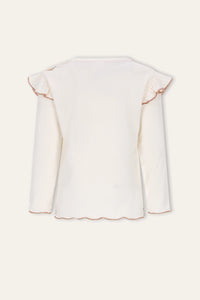 B.Nosy - Tonya B.Nosy mini girls top wit ruffles