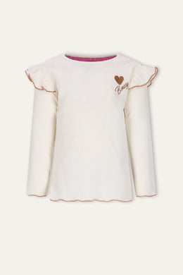 B.Nosy - Tonya B.Nosy mini girls top wit ruffles