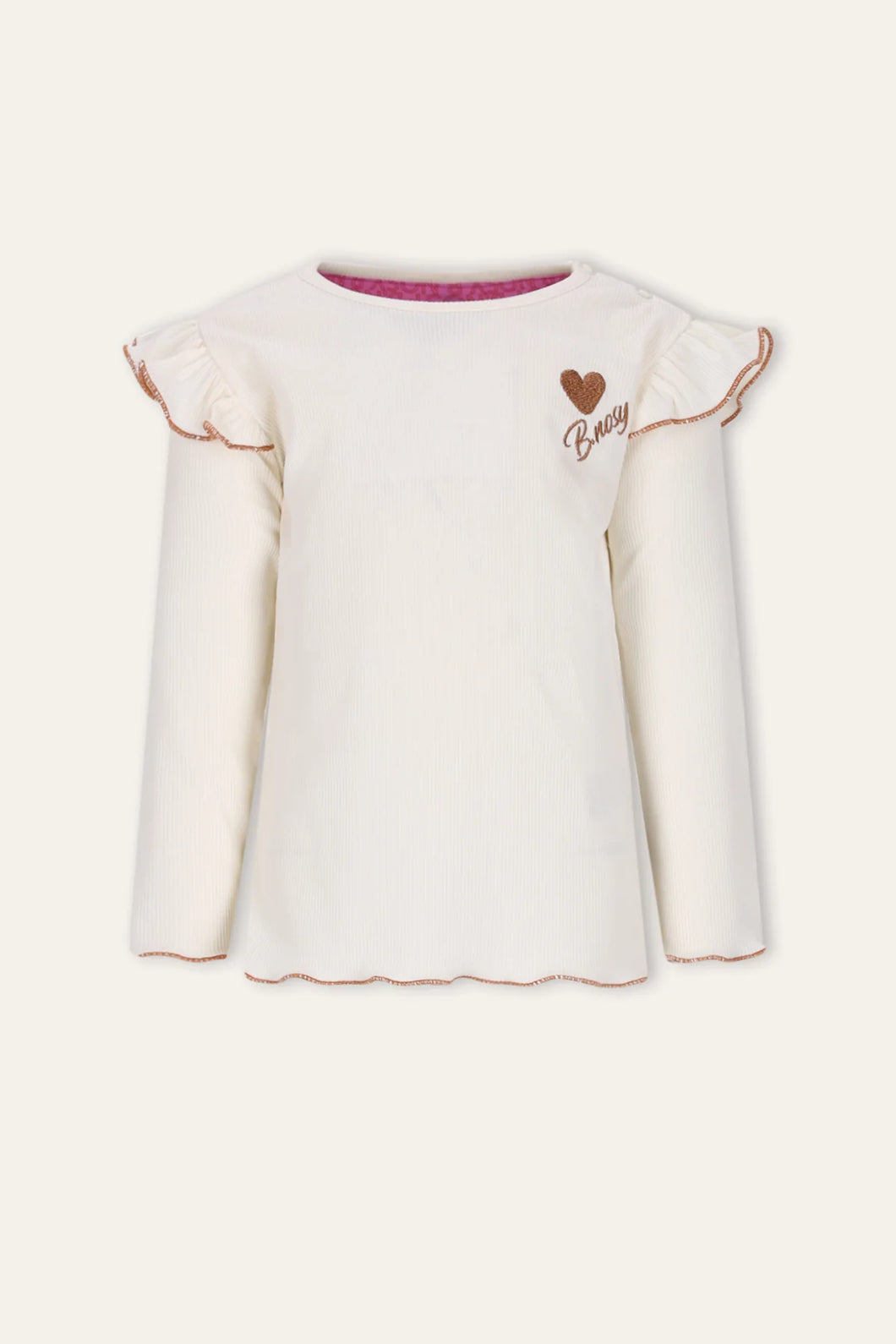 B.Nosy - Tonya B.Nosy mini girls top wit ruffles