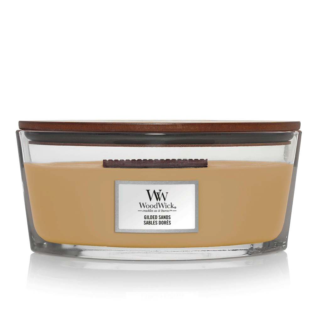 WoodWick Gilded Sands Ellipse Candle