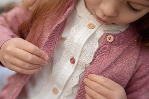 Little Dutch Blouse lange mouw Off White