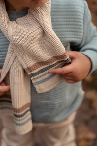 Little Dutch Gebreide sjaal Taupe - One Size