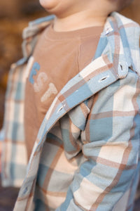Little Dutch Overhemd Stone Blue Check