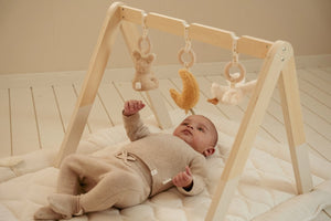 Little Dutch Gebreide broek Soft Beige Melee