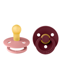 BIBS Colour speen latex 2 pack - Dusty pink/Elderberry