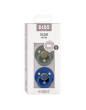 Afbeelding in Gallery-weergave laden, BIBS Colour 2 pack Pine/Cornflower