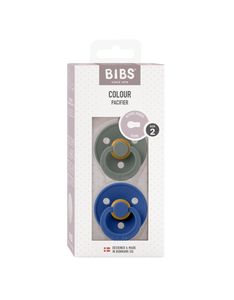BIBS Colour 2 pack Pine/Cornflower