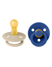 Afbeelding in Gallery-weergave laden, BIBS Colour speen latex 2 pack -Vanilla/Cornflower
