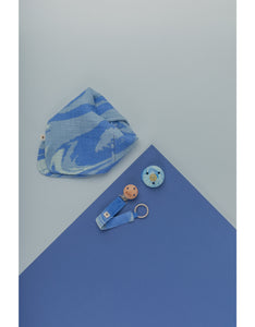 BIBS Speenkoord Pacifier clip - Tie Dye Ocean