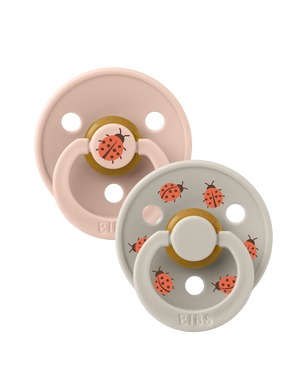 BIBS Studio Colour 2 pack Ladybug Blush Mix