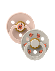 BIBS Studio Colour 2 pack Ladybug Blush Mix