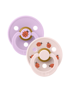 BIBS Studio Colour 2 pack Ladybug Violet Sky Mix