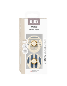 BIBS Studio Colour Anatomical Pin 2 pack Steel blue