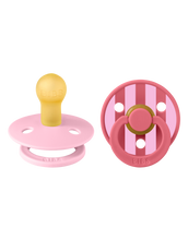 Afbeelding in Gallery-weergave laden, BIBS Studio Colour Block 2 pack Baby Pink / Coral mix