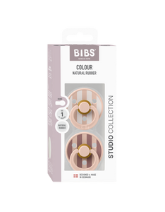 BIBS Studio Colour Block 2 pack Blush mix