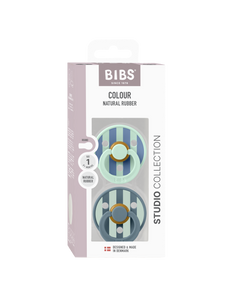 BIBS Studio Colour Block 2 pack Nordic mint / Petrol