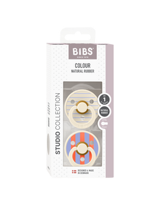 BIBS Studio Colour Pin 2 pack Ivory/Hush