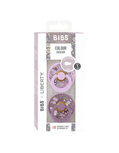 Afbeelding in Gallery-weergave laden, BIBS x Liberty 2 PACK Colour Camomile Lawn - Violet Sky Mix