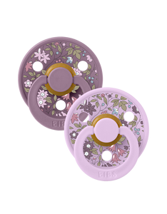 BIBS x Liberty 2 PACK Colour Camomile Lawn - Violet Sky Mix