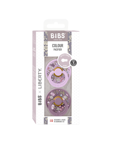 BIBS x Liberty 2 PACK Colour Camomile Lawn - Violet Sky Mix