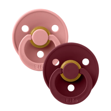 BIBS Colour speen latex 2 pack - Dusty pink/Elderberry