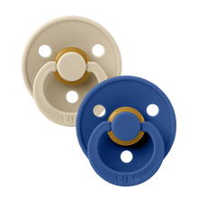 Afbeelding in Gallery-weergave laden, BIBS Colour speen latex 2 pack -Vanilla/Cornflower