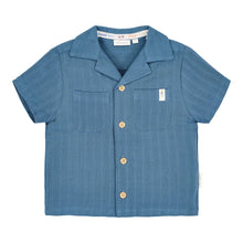 Afbeelding in Gallery-weergave laden, Little Dutch - Toddler boys Summer 26 - Blouse korte mouw Indigo
