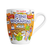 Afbeelding in Gallery-weergave laden, Cartoonmok - Fijne verjaardag