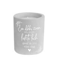 Afbeelding in Gallery-weergave laden, Cement candle - Dikke zoen
