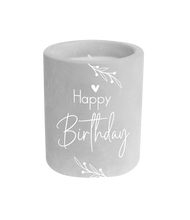 Afbeelding in Gallery-weergave laden, Cement candle - Happy birthday