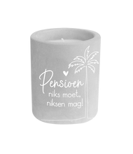 Afbeelding in Gallery-weergave laden, Cement candle - Pensioen