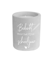 Afbeelding in Gallery-weergave laden, Cement candle - Schooljaar