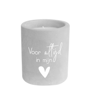 Afbeelding in Gallery-weergave laden, Cement candle - Voor altijd