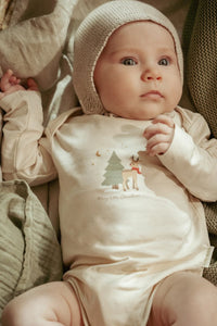 Little Dutch Gebreide muts Soft Beige Melee